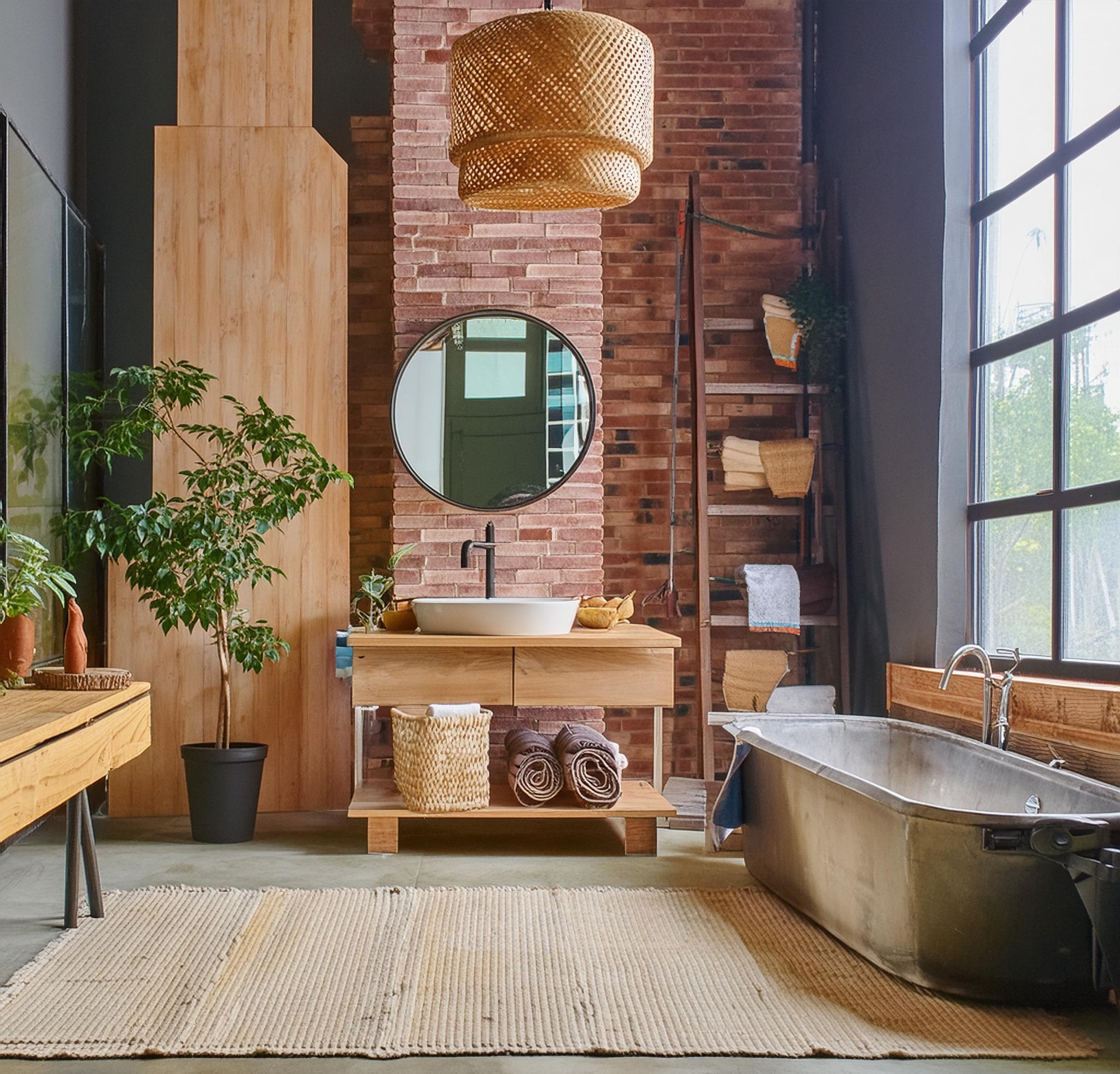 Thiết Kế Phòng Tắm Phong Cách Công Nghiệp Hiện Đại